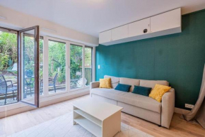Appartement design avec jardin privatif